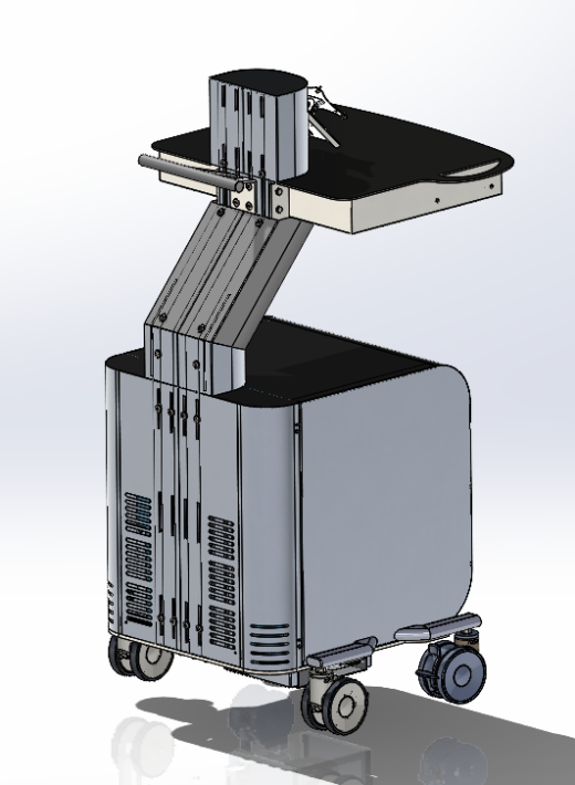 医用推车3D数模图纸 Solidworks设计缩略图